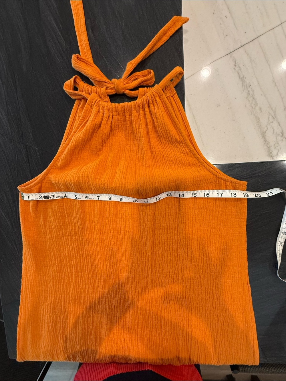 Evereve Orange Halter Maxi Dress - Picture 4 of 7